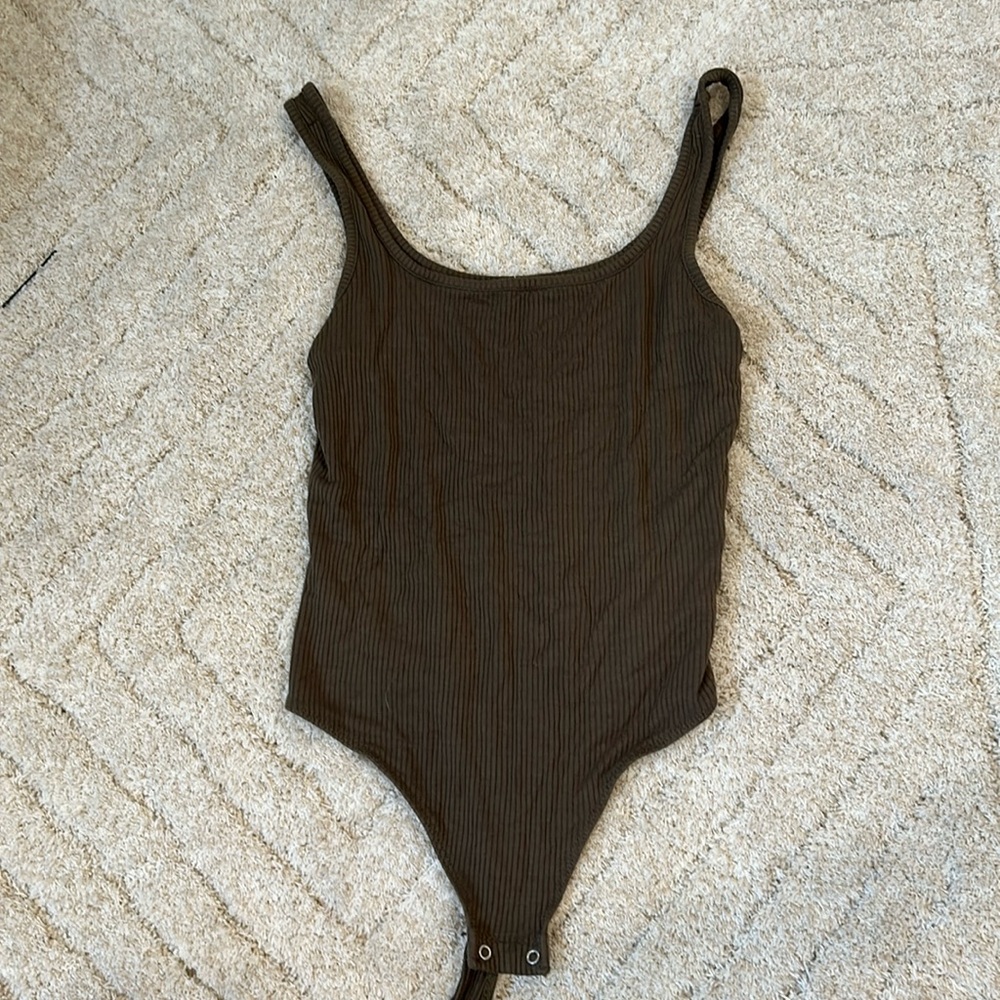 Green body suit
